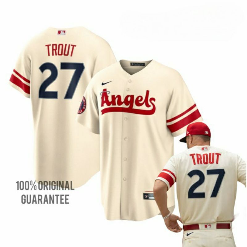 JERSEY NIKE MLB BASEBALL ORIGINAL CITY CONNECT LOS ANGELES ANGELS - L
