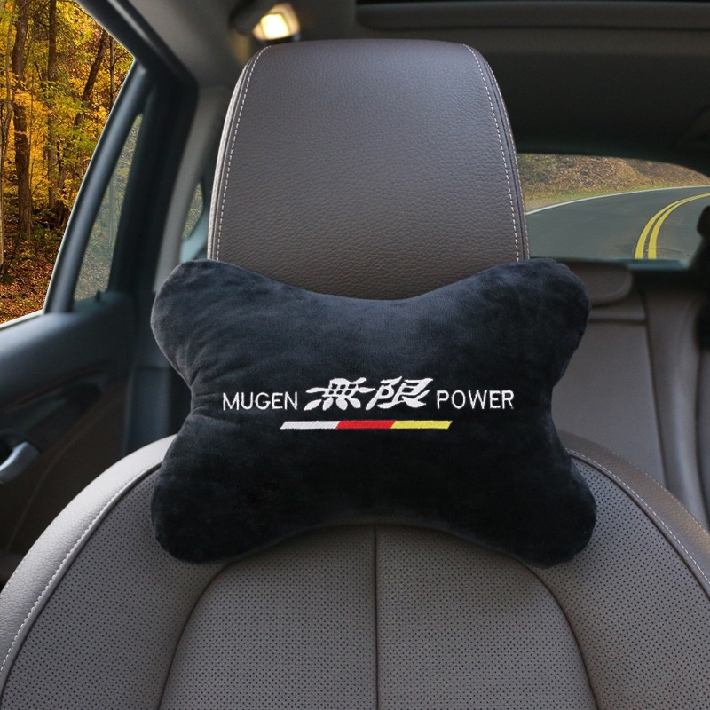 1/2 PCS Bantal Leher Headrest Mobil Isi Fiber Bantal Pengaman Duduk Universal Headrest Cushion Aksesoris Mobil Untuk Kursi Rumah Dan Kantor