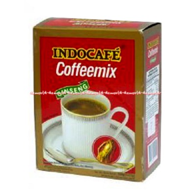 Indocafe Coffeemix Gingseng Isi 5sachet Coffee Mix Indo Cafe Merah Jahe Indokafe Cofe mix Gingseng Merah Red Gingseng 5 Sachet