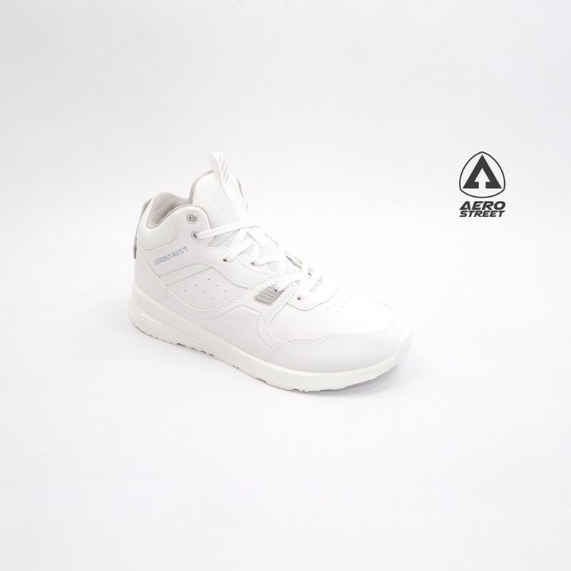 Aerostreet 39 Dunk Putih Abu Muda Sepatu Sneakers Sport Grey Gray White Olahraga Shoes Sneakers Bask