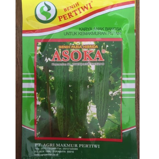 Benih bibit paria Asoka 10gram pare dari benih Pertiwi [KP.18Oc22ᴾ]