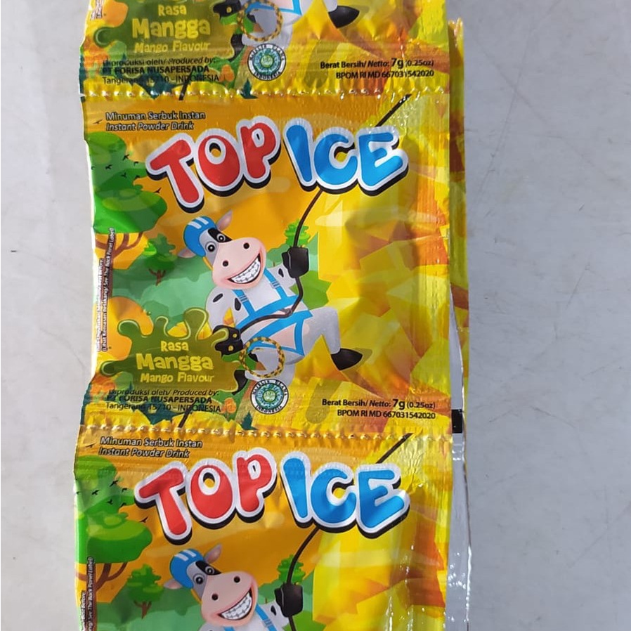 TOP ICE - Minuman Serbuk - 1 renceng (10 pcs)