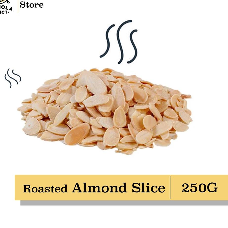 

Banting harga--Granola Addict - Roasted Almond Slice / Irisan Kacang Almond Panggang 250G