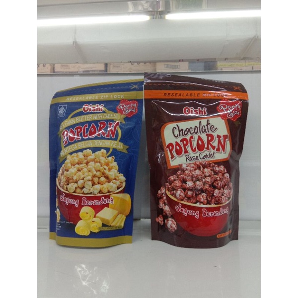 

Oishi Pop Corn 100g rasa caramel,coklat dan keju.