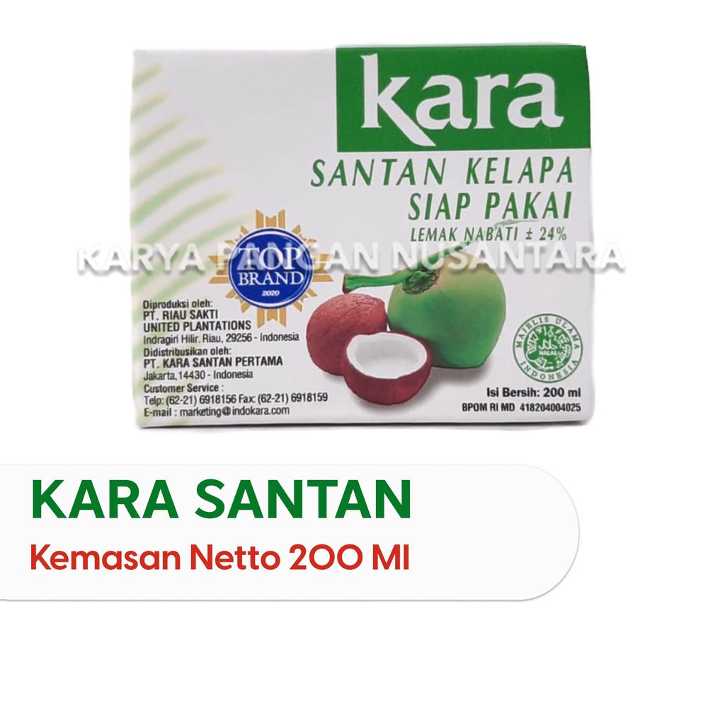 

SUN KARA SANTAN CAIR KARA SANTAN CAIR 200ML SIAP PAKAI 200 ML PER PCS