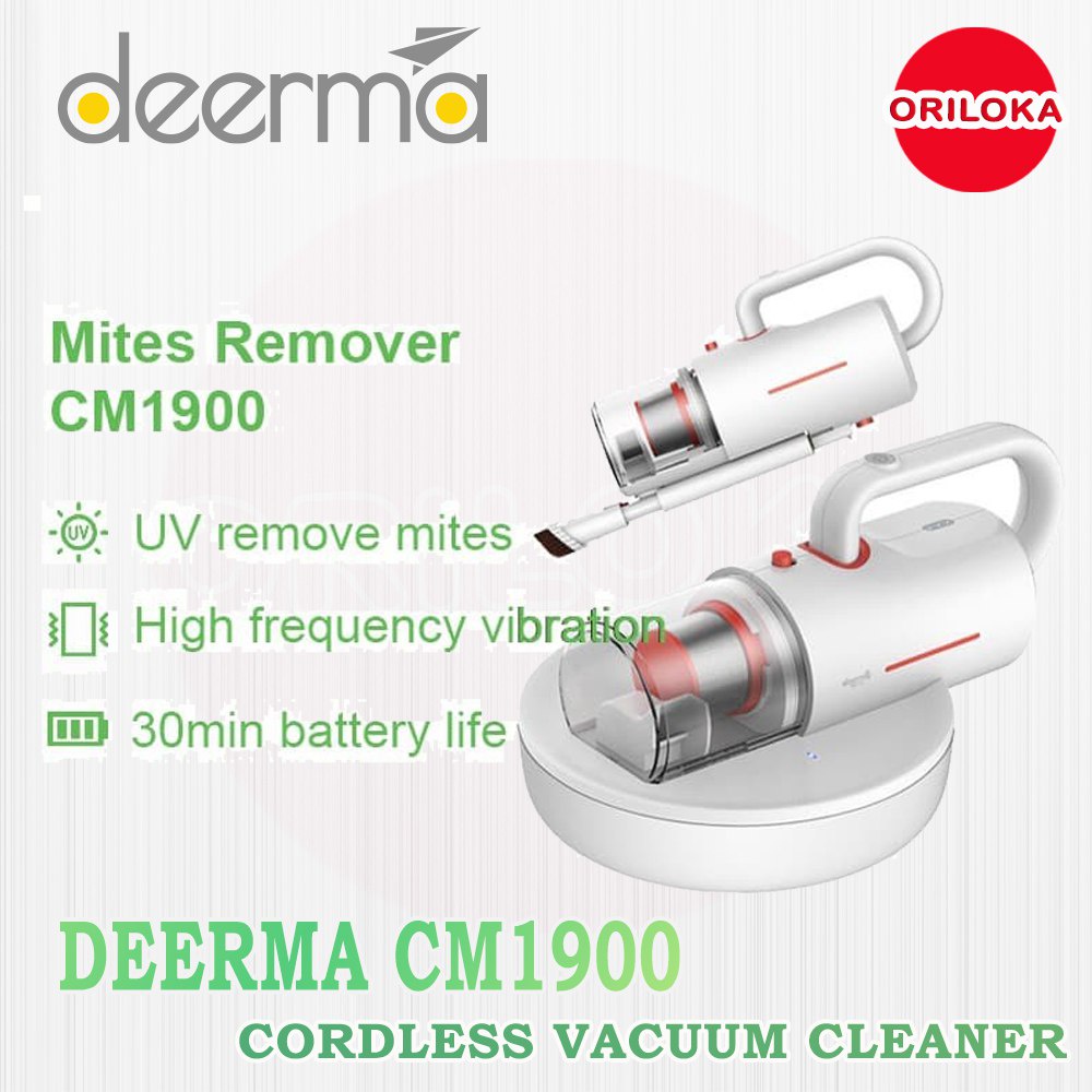 Deerma Vacuum Cleaner UV-C CM1900/CM1910 Cordless Vacum Cleaner Tungau