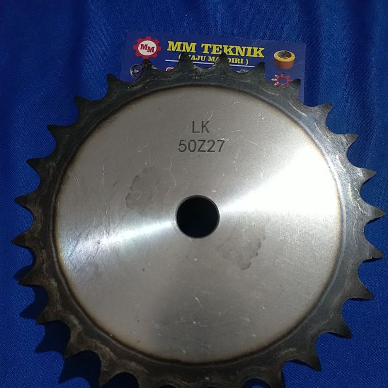 Sprocket RS 50 x 27 T Gear Rantai Single Gir gigi Z 27T RS50 -1 50Z27 50X27T 50-1 tipe B Sproket spr 50-27T 50x1x27T 50-1-27T