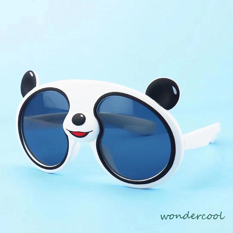 Kacamata Hitam Anak Silikon Terpolarisasi Panda Bing Dwen Dwen Kacamata Anak dengan UV400-Won
