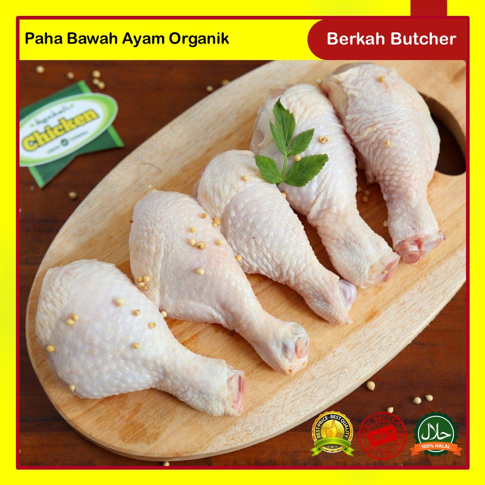 Paha Bawah Ayam Organik - Berkah Butcher