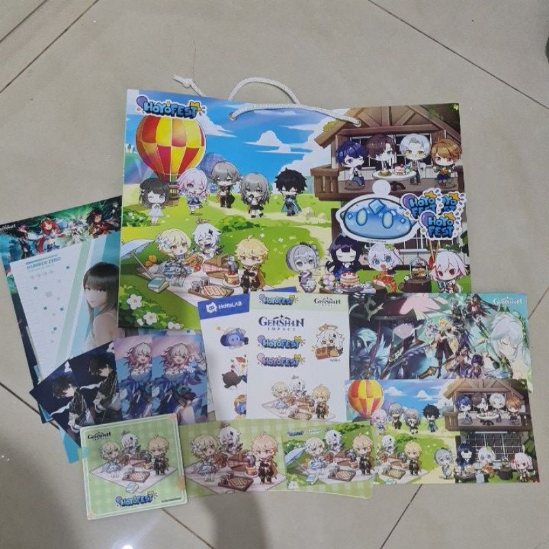 ReadyStock Kipas Clear File Paperbag Postcard Bookmark Coaster Sleeve Cup Stickers Mini Poster Hoyof