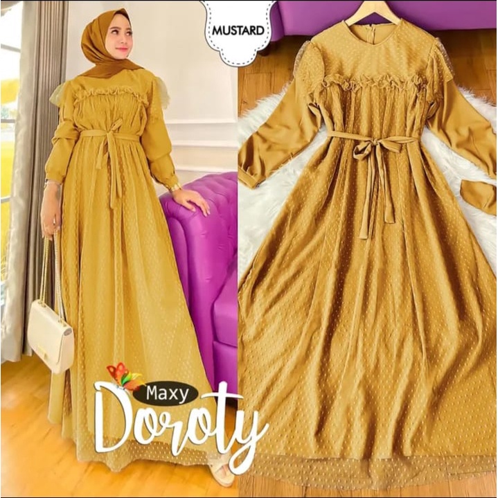 Maxy Doroty RMH - Maxy VIRAL DItahun 2022 /Baju Wanita Dress Termurah Terlaris Maxy Muslimah Terbaru