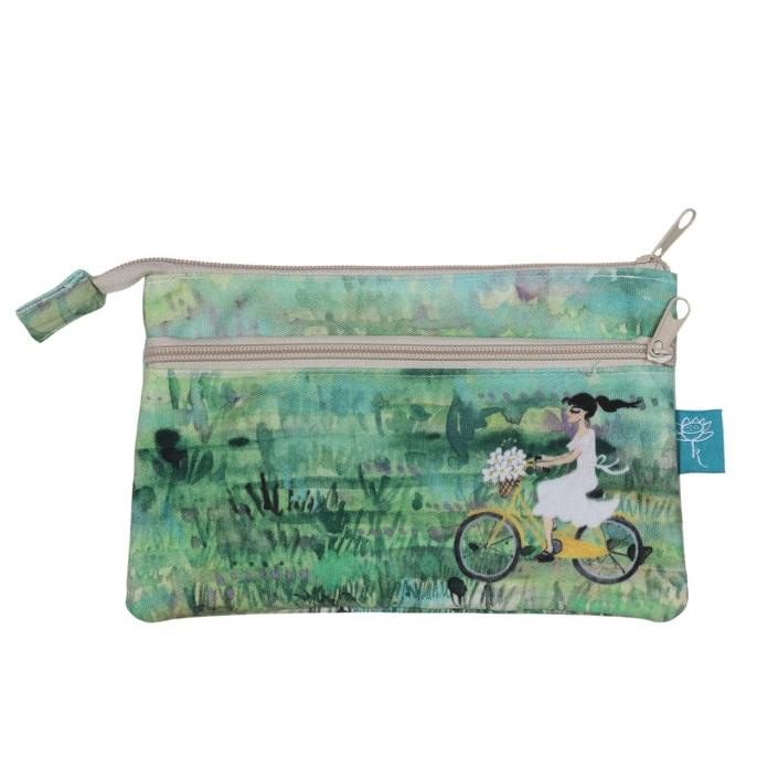 

[COD] Pencilcase Tempat Pensil Pouch Desir Angin Kamalika Artprints TERUJI Kode 514