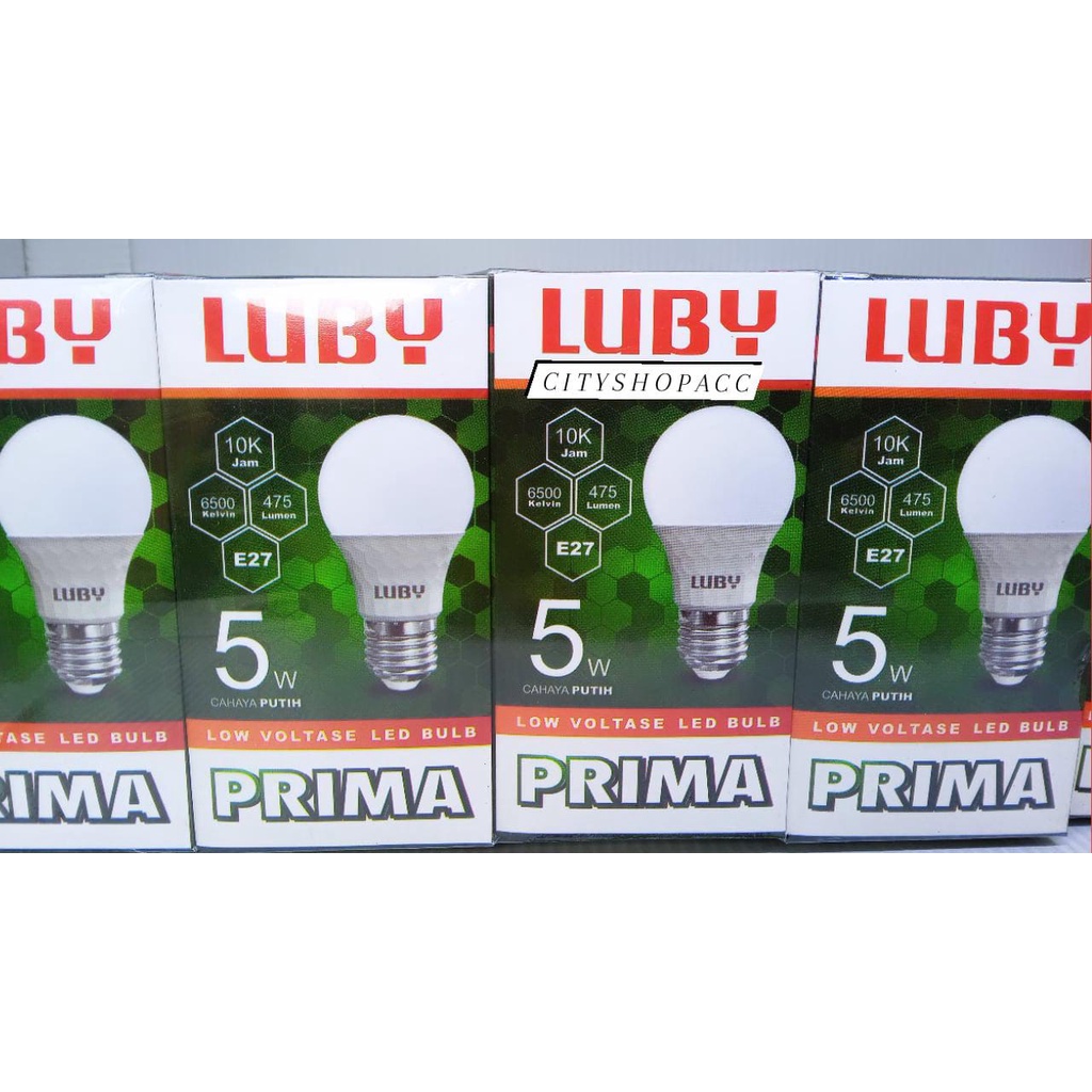 Luby Prima Lampu Bohlam LED 5W / 5 Watt LED BULB