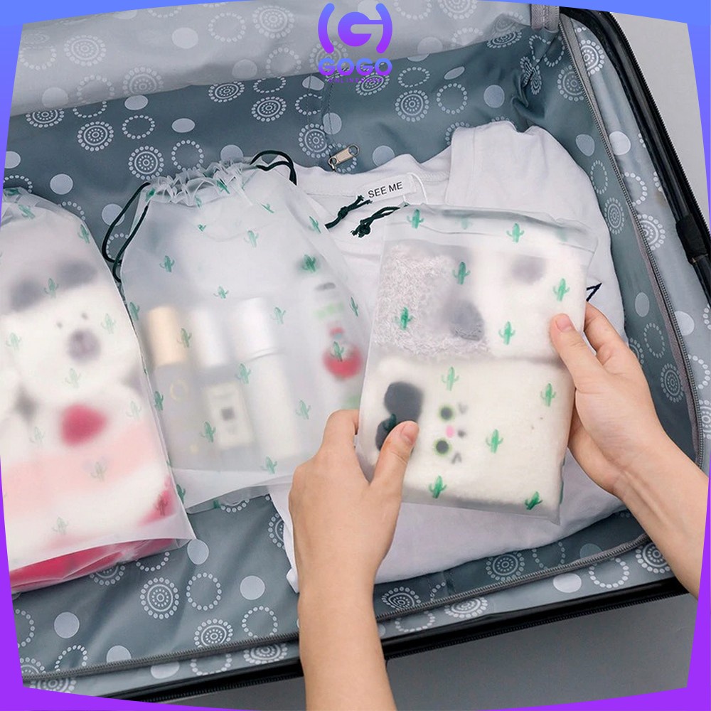 GOGO-C33 Travel Pouch Organizer Bag Serbaguna / Tempat Penyimpanan Alat Make Up / Tas Serut Kosmetik