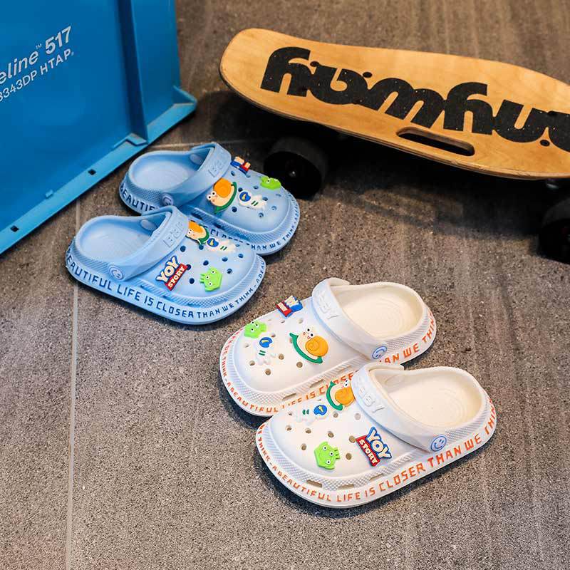 30707 Sendal Jely Baim Anak Motif Kartun Anti Slip