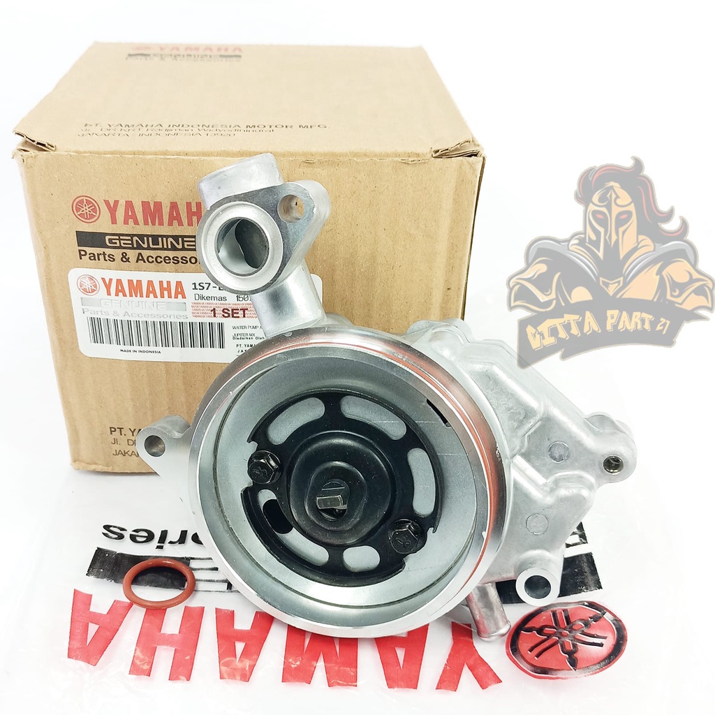 WATER PUMP WATERPUMP ASSY KOMPLIT YAMAHA YGP 1S7 KUALITAS ASLI ORIGINAL YAMAHA YGP PRESISI TODAK BOCOR BAHAN BERKUALITAS POMPA TERATUR BERFUNGSI DENGAN BAIK DAN DIJAMIN AWET JUPITER MX 135 JUPITER MX OLD LAMA JUPITER MX NEW