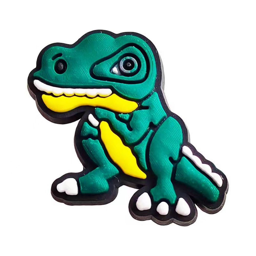 Charms Crocs Pin Jibz DIY Bentuk Dinosaurus Bisa Dilepas Untuk Aksesoris Sandal / Sepatu / Hadiah Anak