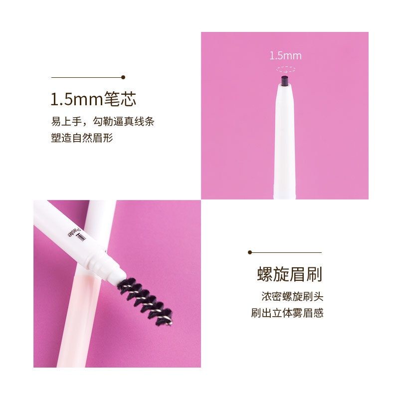 pensil alis dnm eyebrow pencil waterproof dnm