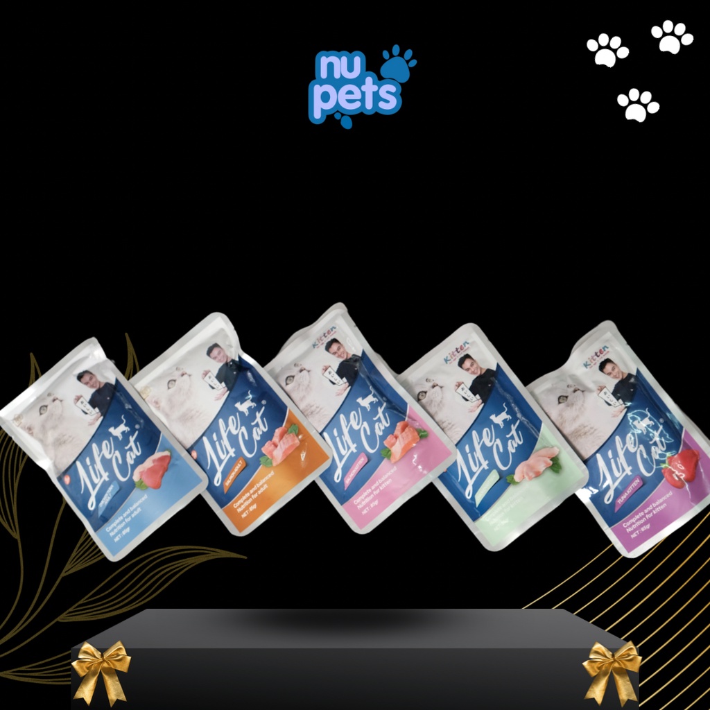 LIFE CAT POUCH Baim Wong 85gr 85 gr Wet Food makanan kucing