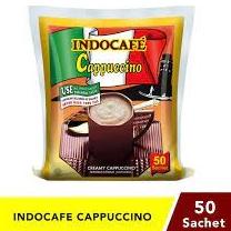 

mvqz Indocafe Cappuccino Pack isi 50 Sachet €➝ ★★★