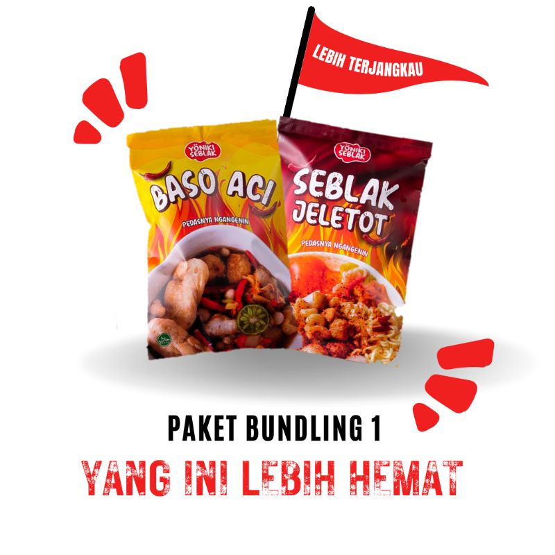 

Paket Bundling 1 Isi Seblak Jeletot & Baso Aci 400gr - Yoniki Seblak