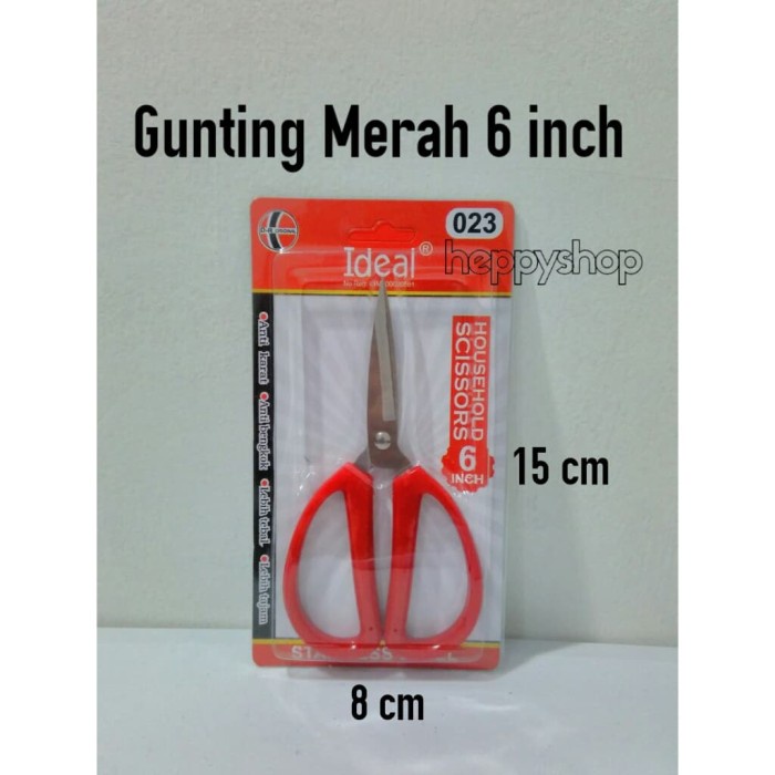 

Kusus Hari Ini Gunting Merah 6 Inch, Gunting Rumah Tangga Trendi