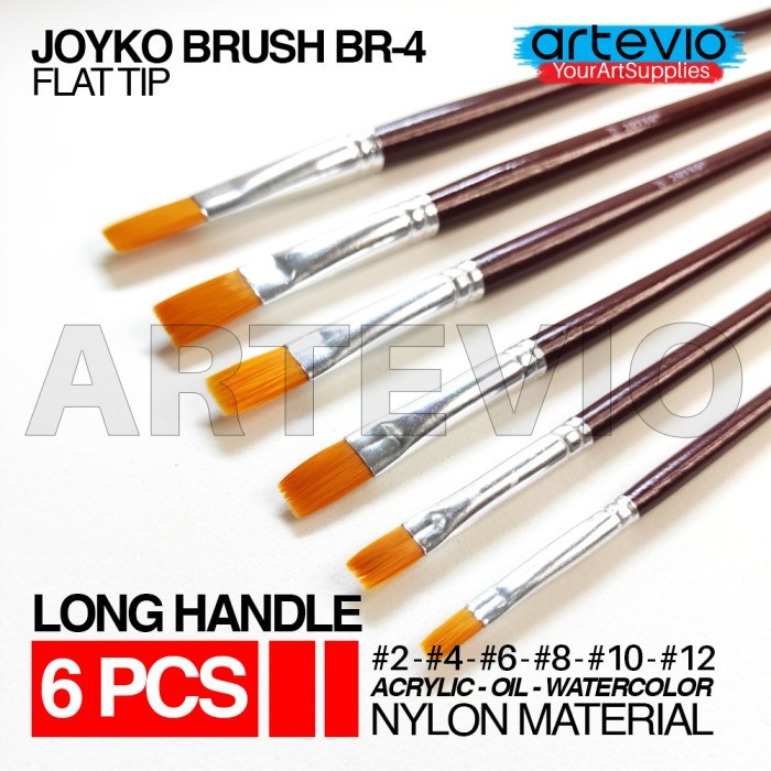 

Spesial Brush / Kuas Cat Air / Cat Minyak / Lukis / Acrylic Joyko Br-4 Hot Sale