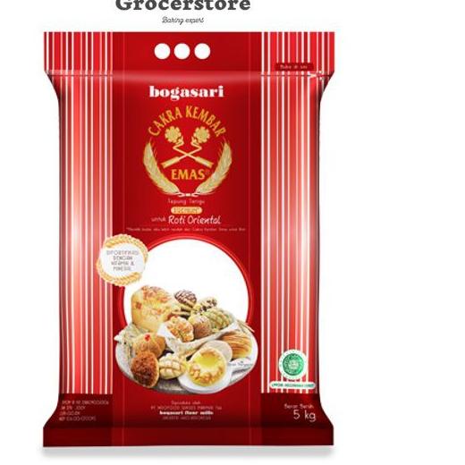 

GRATIS ONGKIR✅Tepung Terigu Roti Oriental Cakra Kembar Emas 5 kg|KD6