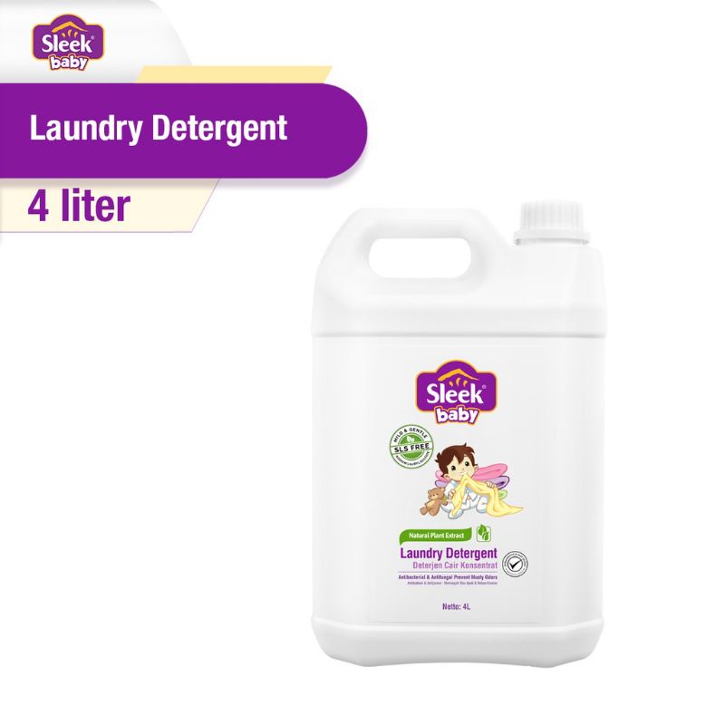 Sleek Baby Laundry Detergent Original 4 liter /sleek loundry cair