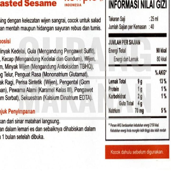 

IDa1A9m--Kewpie Salad Dressing Roasted Sesame 1 Liter