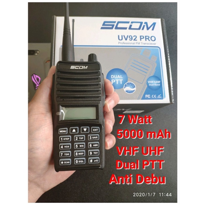 Battery Ht Baofeng Scom Uv92 Pro 7 Watt Battery 5000 Mah Walkie Talkie