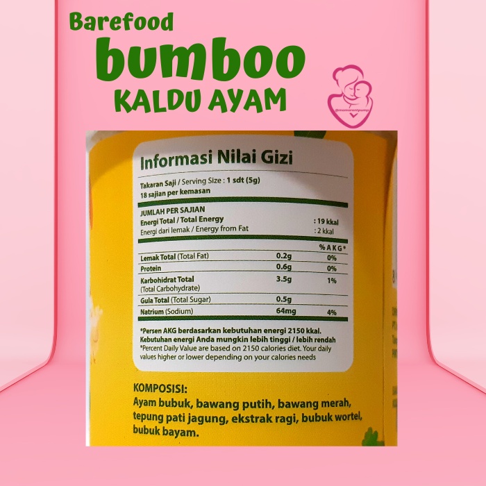 BUMBOO Kaldu Asli - Kaldu Anak MPASI No MSG