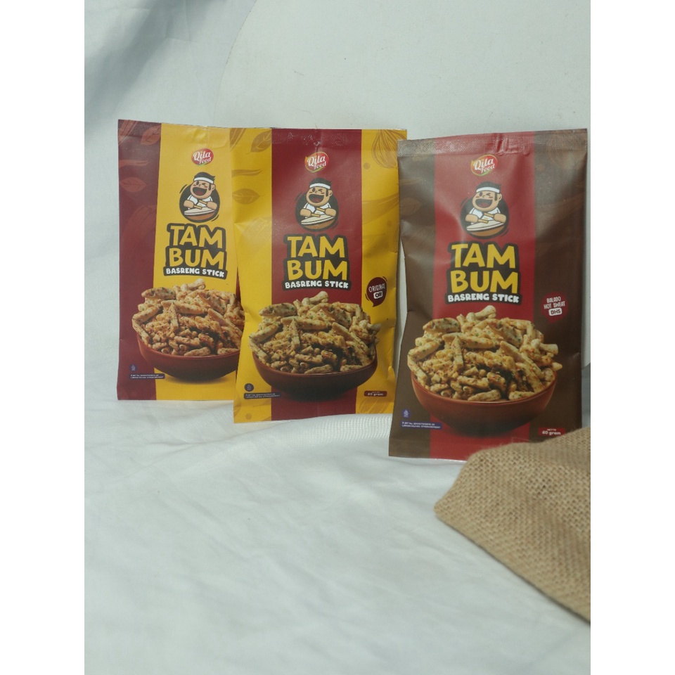 Basreng Stik Pedas Premium / Baso Goreng Kripik Tambum