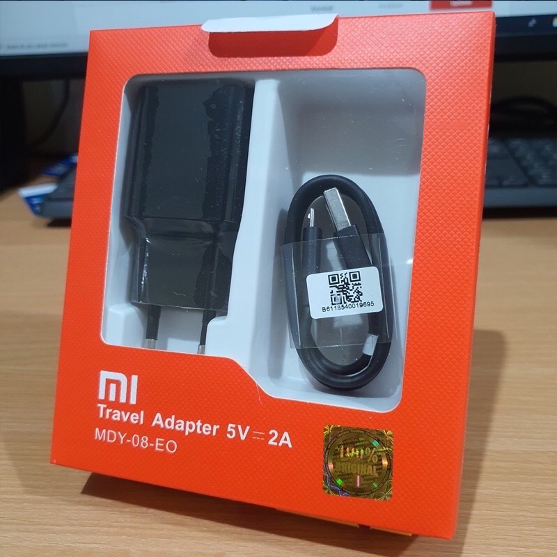 TERLARIS CHARGER XIAOMI REDMI 6 6A 5A 4A 4X 3 3S NOTE 3 [ MDY-08-EI ] ORIGINAL Micro dan tipeC