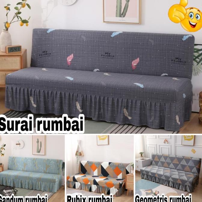 Cover sofa bed INFORMA,GOTHAM,IVARO elastis Sarung RUMBAI penutup sofa