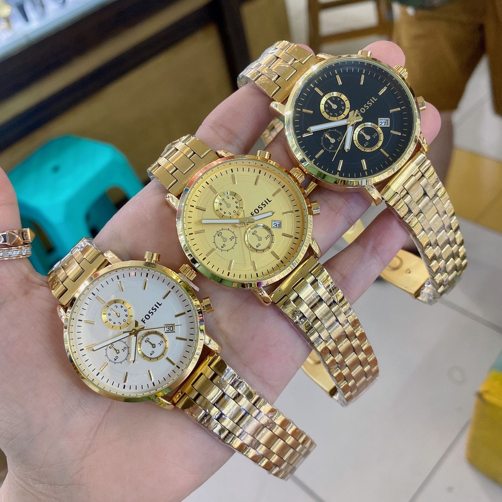 Jam Tangan Fashion Wanita 31359 Tali Rantai Tanggal Aktif Terbaru Free Box &amp; Baterai Cadangan