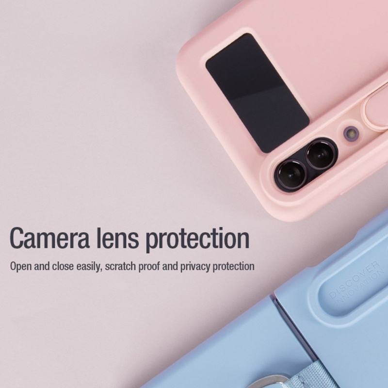 Casing Belakang Shockproof Dengan Ring Holder Mewah Untuk Z Flip4