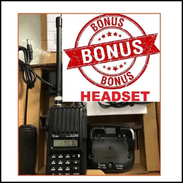 Radio Ht Icom V80 V 80 Icv80 Ic-V80 Lithium Vhf Handy Talky Icom V80