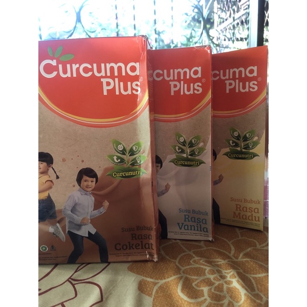 

Curcuma Plus 750g Susu Bubuk Rasa Coklat Vanila Madu Anak 1 - 6 th 750 gr