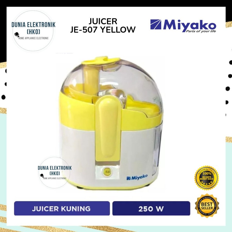 MIYAKO JUICER JE507 JE 507 EXTRACTOR BUAH JUICER MIYAKO 600 ML 250WATT