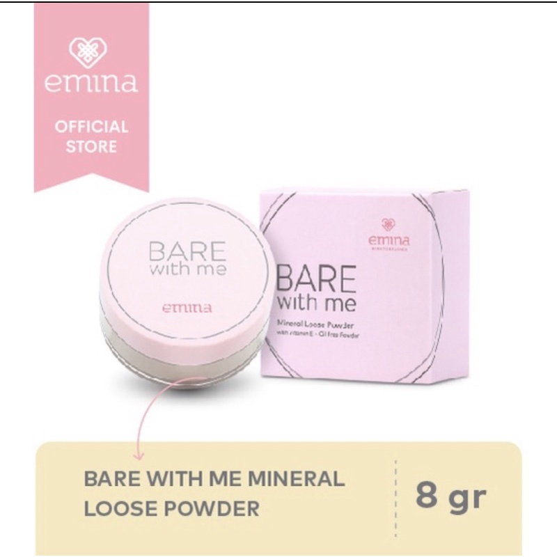 EMINA Bare with Me Mineral Light Beige /BEDAK TABUR EMINA