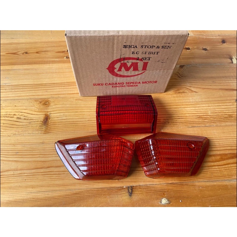 mika stoplamp rc100 merah cmi