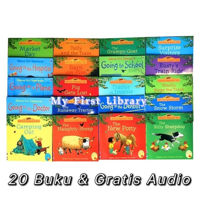 

Promo Usborne Farmyard Tales 20 Books Set Buku Anak