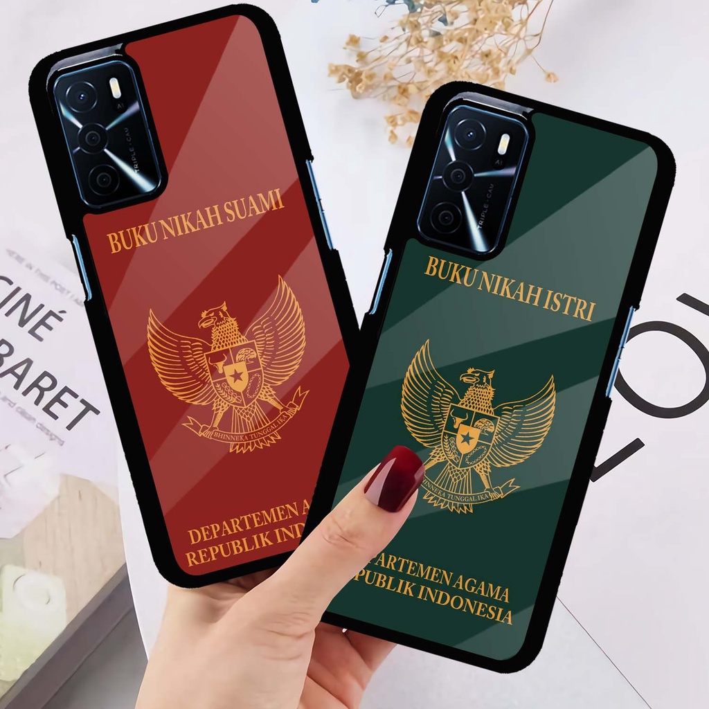 Case Kilau Oppo | A16 | A16S | Casing Hp Glossy | Motif Buku NKH