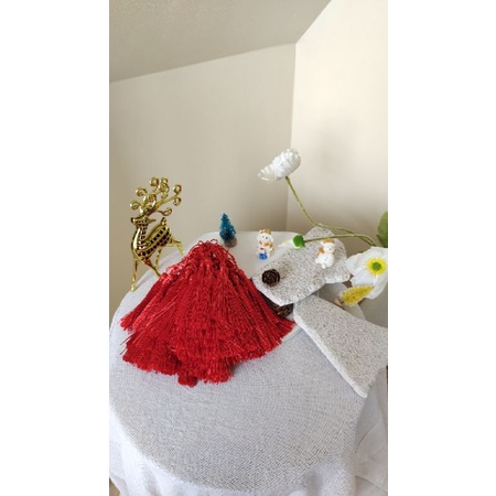 

READY Tassel Rumbai/Tassel Natal/Pita Natal/Acc Lebaran/Pita Parcel/Acc Natal/Tassel/Rumbai Natal/Rumbai
