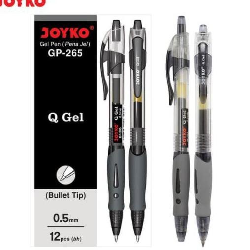 

Lebih Puas PULPEN GEL JOYKO Q Gel GP-265 / PULPEN JOYKO 0.5 mm [12 pcs]