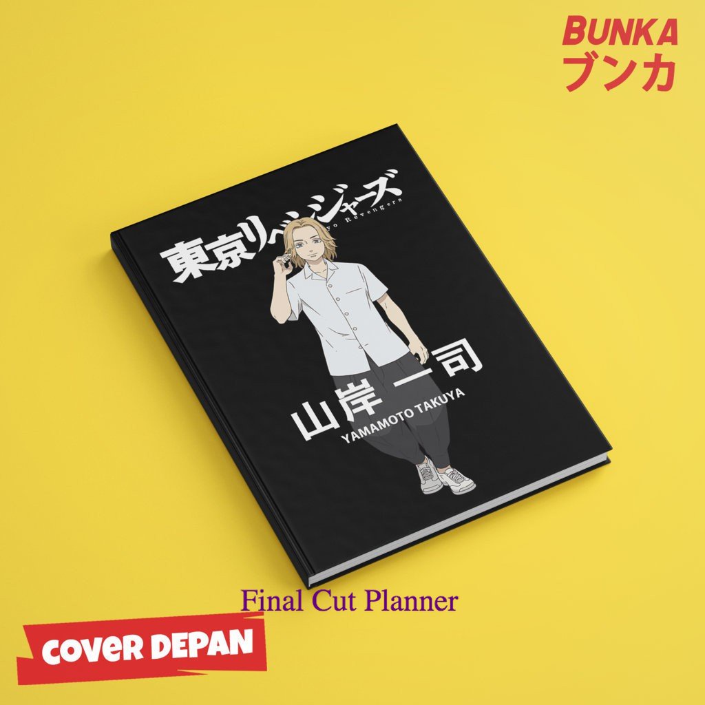 

Notebook Anime Tokyo Revengers Takuya Hardcover A5 Buku Tulis Catatan Note Agenda Planner Jurnal .