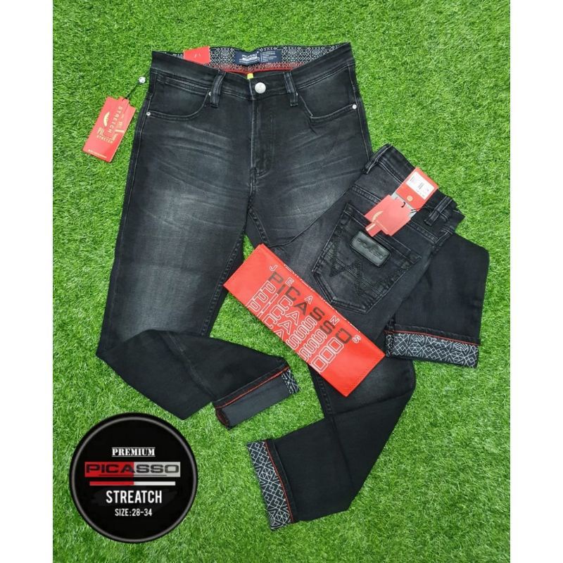 CELANA JEANS PICASSO IMPORT ORIGINAL MODEL SILM FIT