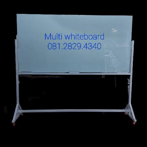 

(COD) glass whiteboard-papan tulis kaca - 100 x 200 cm KOMPLIT Kode 28