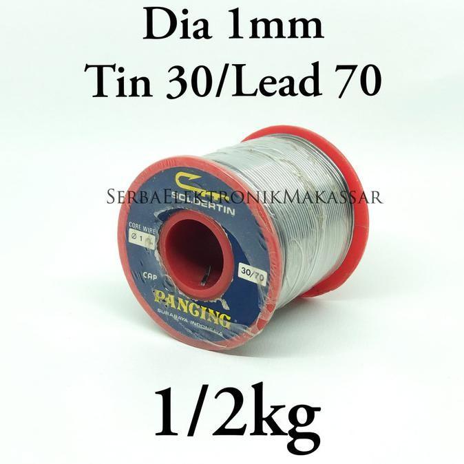 Timah Solder Sale Timah Solder Cap Pancing Diameter 1Mm 30/70 1/2Kg (500Gr)